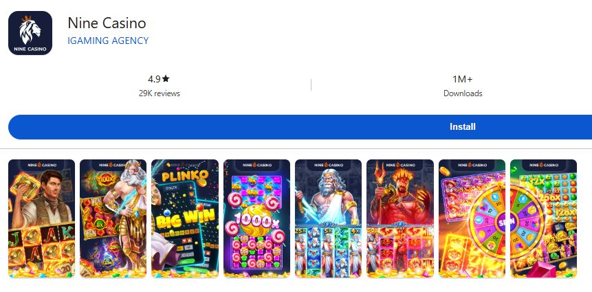 Nine Casino App herunterladen und mobil spielen